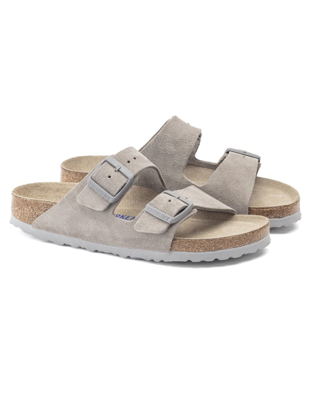 Birkenstock Arizona Stone Coin Suede Soft Footbed Sandals 41 Women’s 10